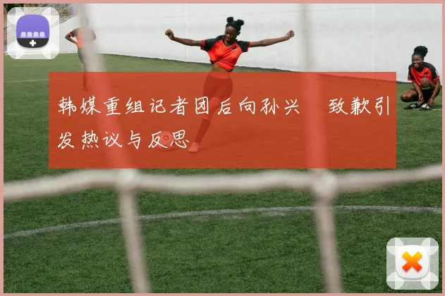 韩媒重组记者团后向孙兴慜致歉引发热议与反思